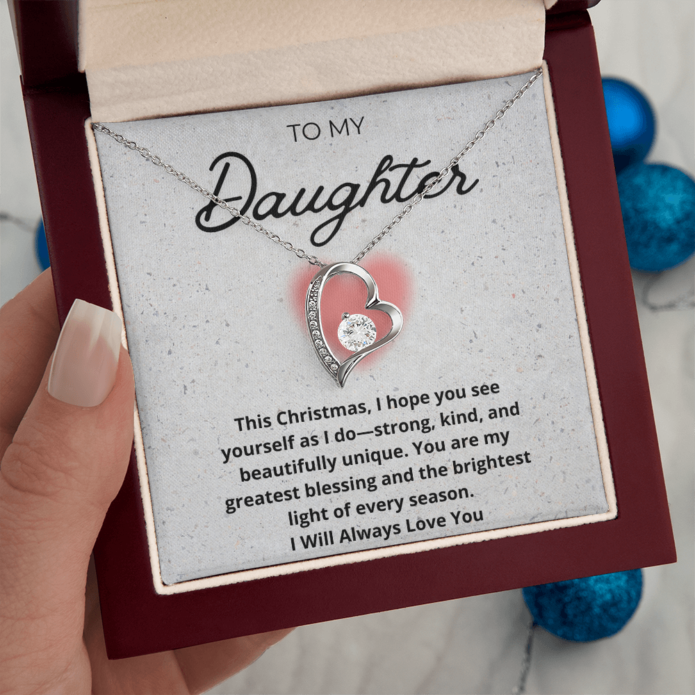 My Precious Daughter Heart Necklace