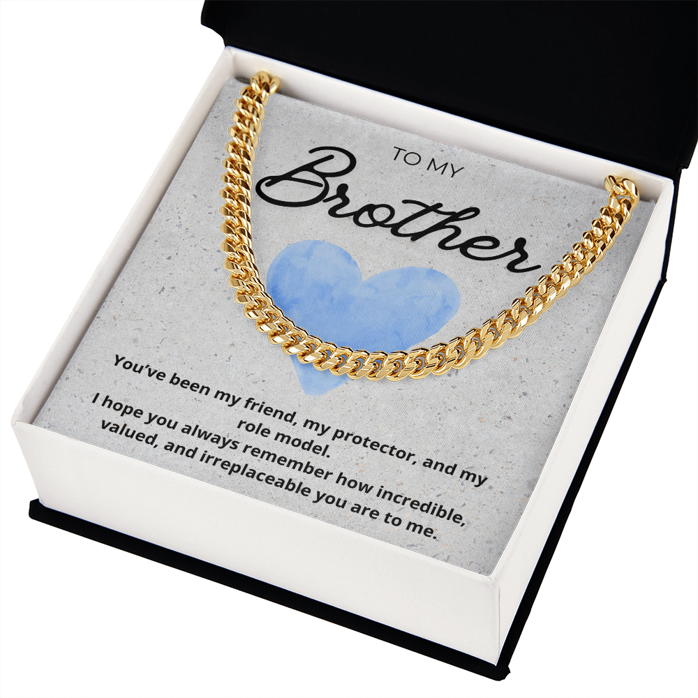 Cuban Chain Necklace for Brother
