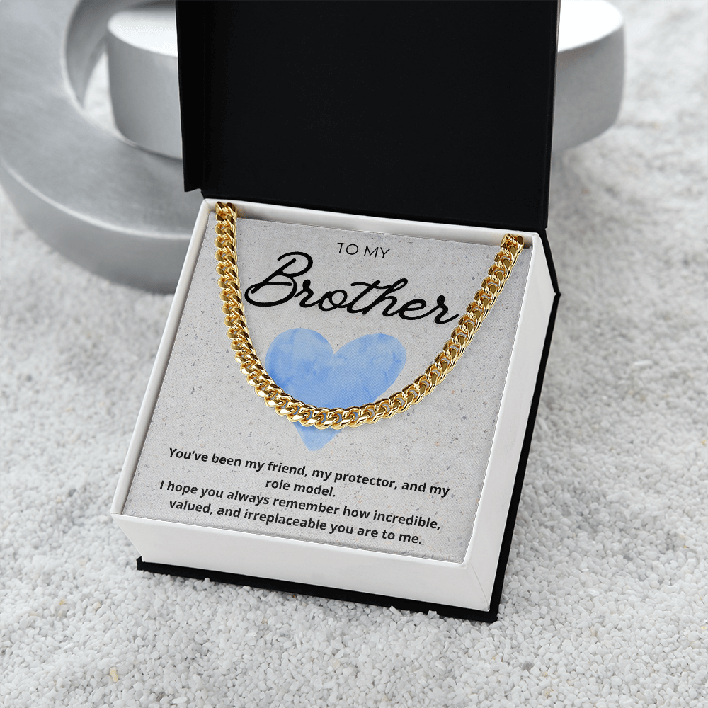 Cuban Chain Necklace for Brother