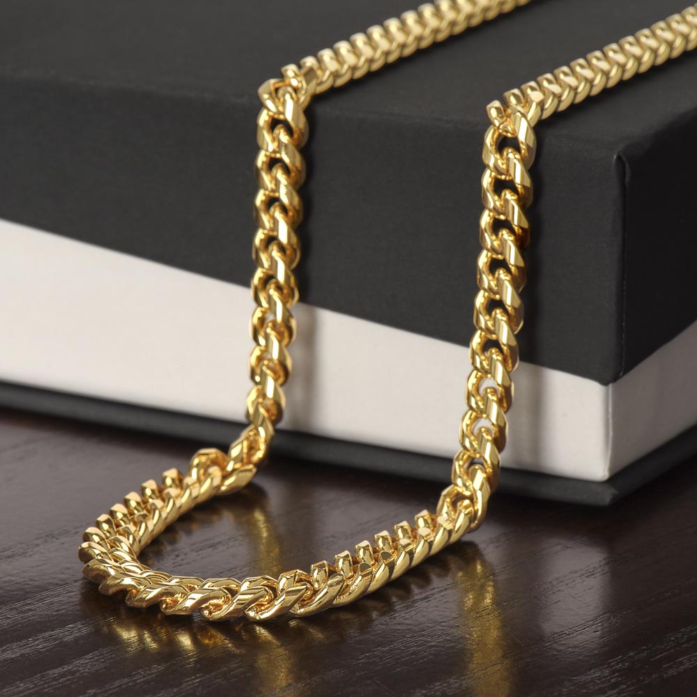 Dad Cuban Link Holiday Chain