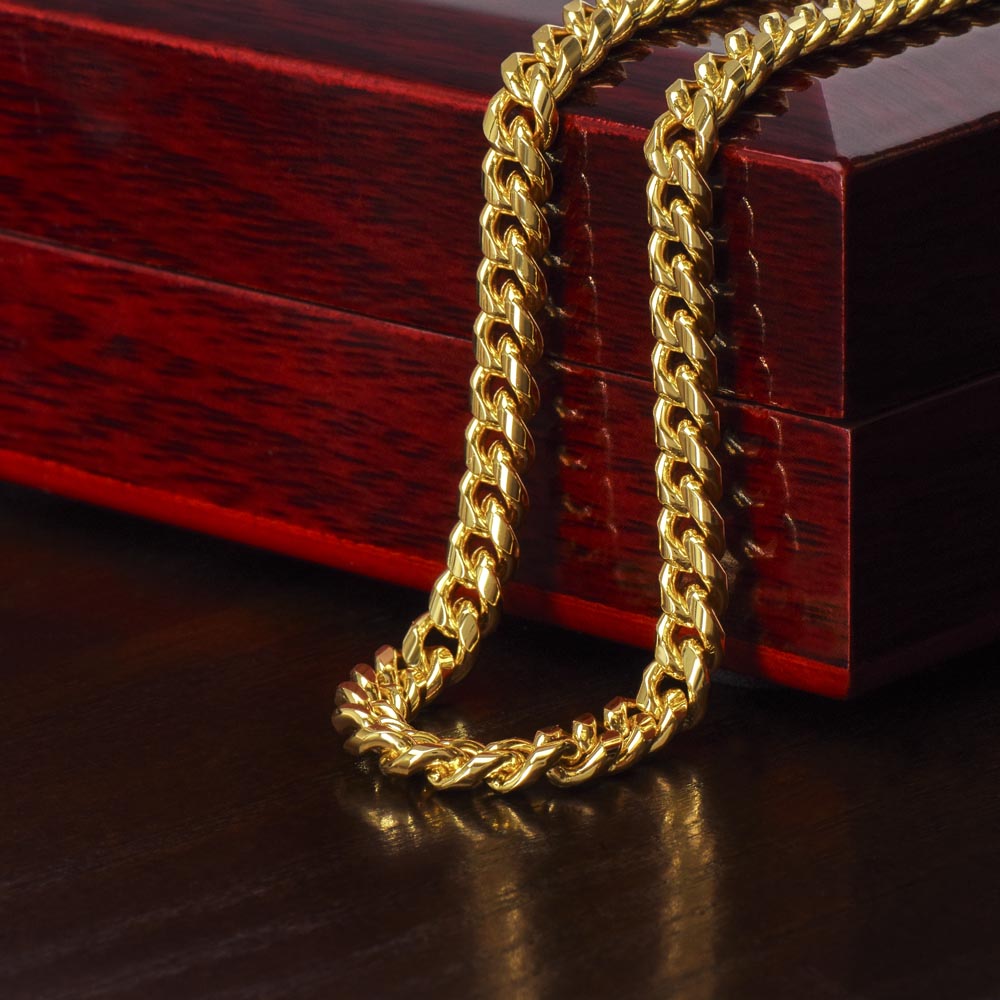 Cuban Chain Necklace for Brother