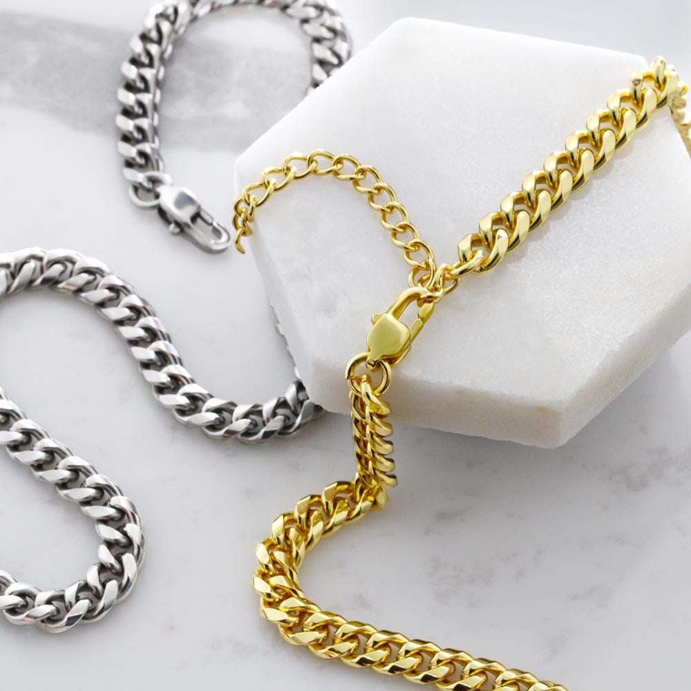Dad Cuban Link Holiday Chain