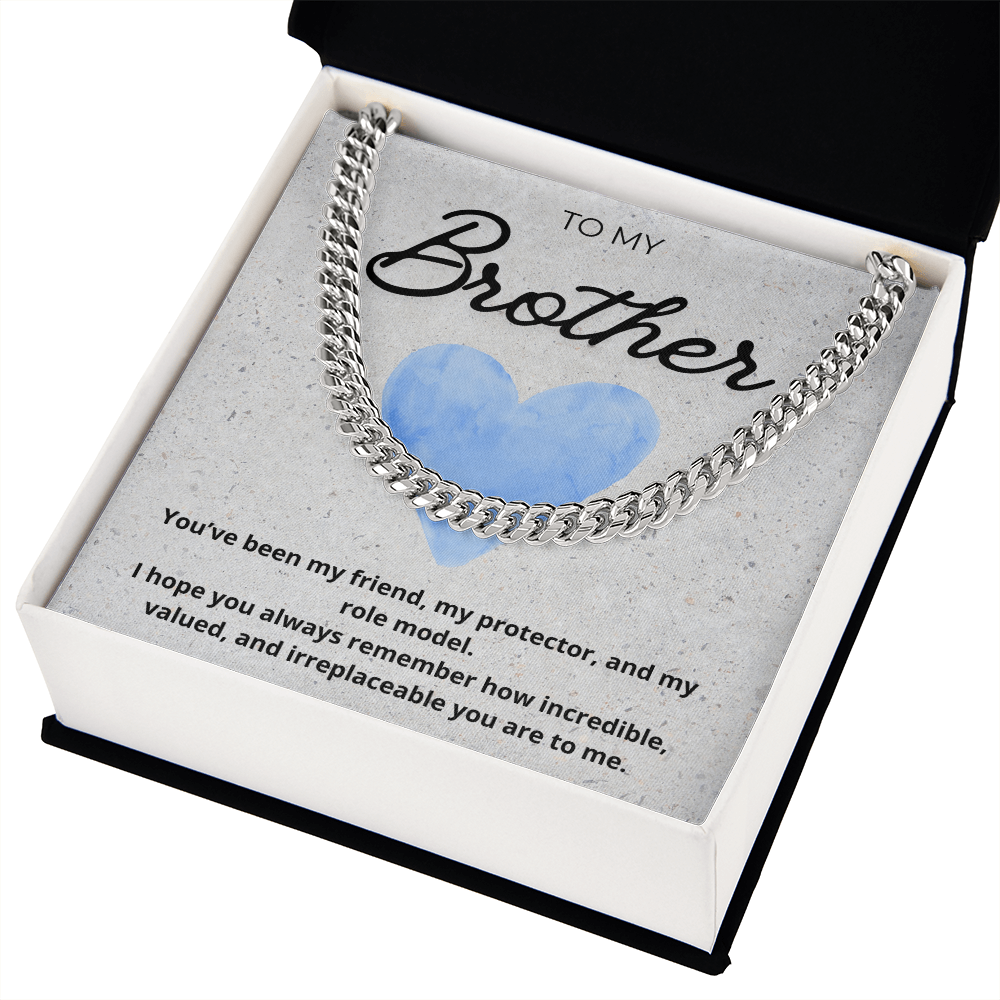 Cuban Chain Necklace for Brother