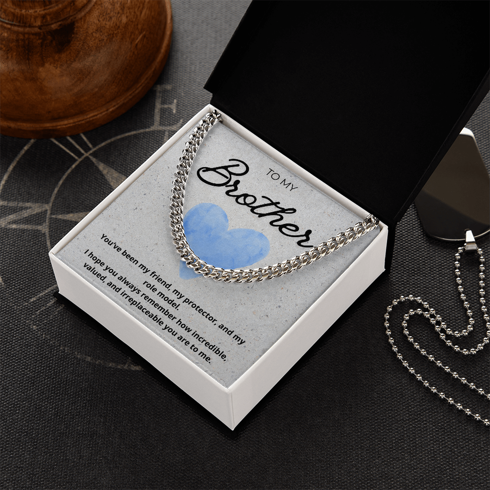 Cuban Chain Necklace for Brother