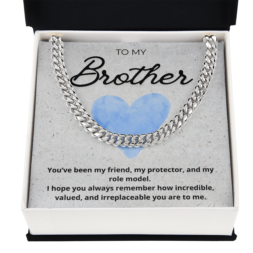 Cuban Chain Necklace for Brother