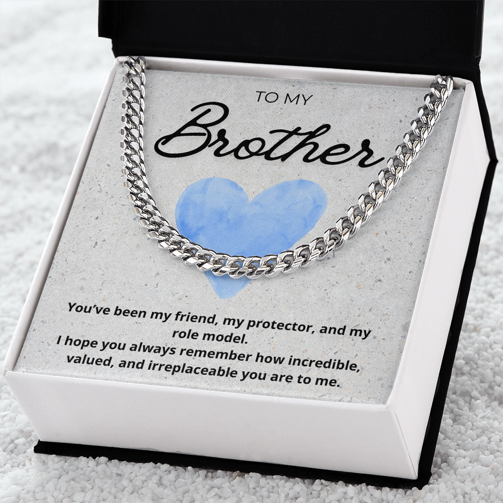 Cuban Chain Necklace for Brother