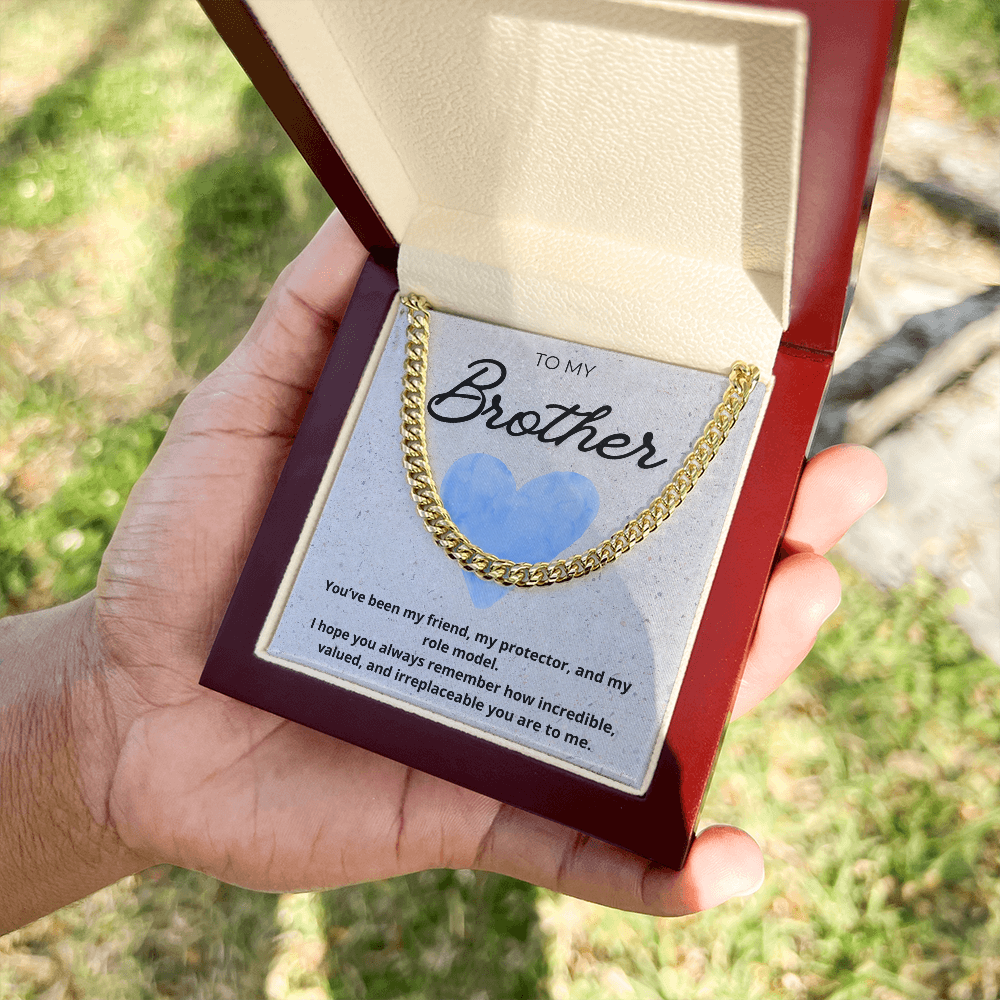 Cuban Chain Necklace for Brother