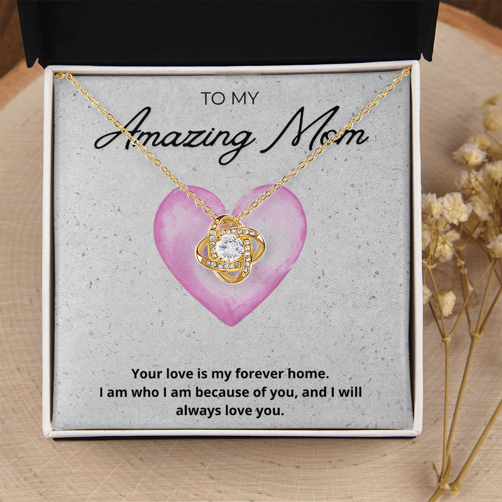 Love Knot Necklace for Mom