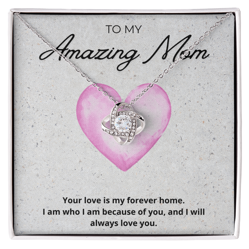 Love Knot Necklace for Mom