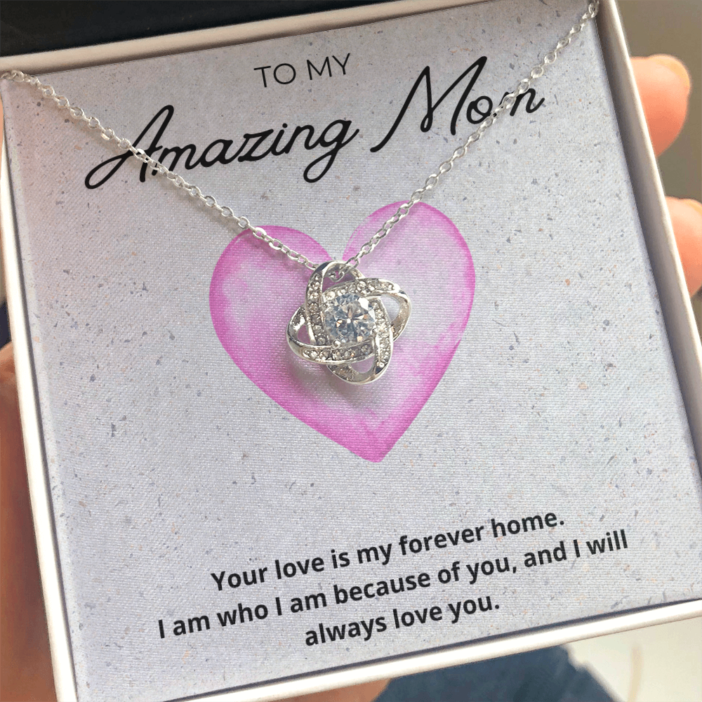 Love Knot Necklace for Mom