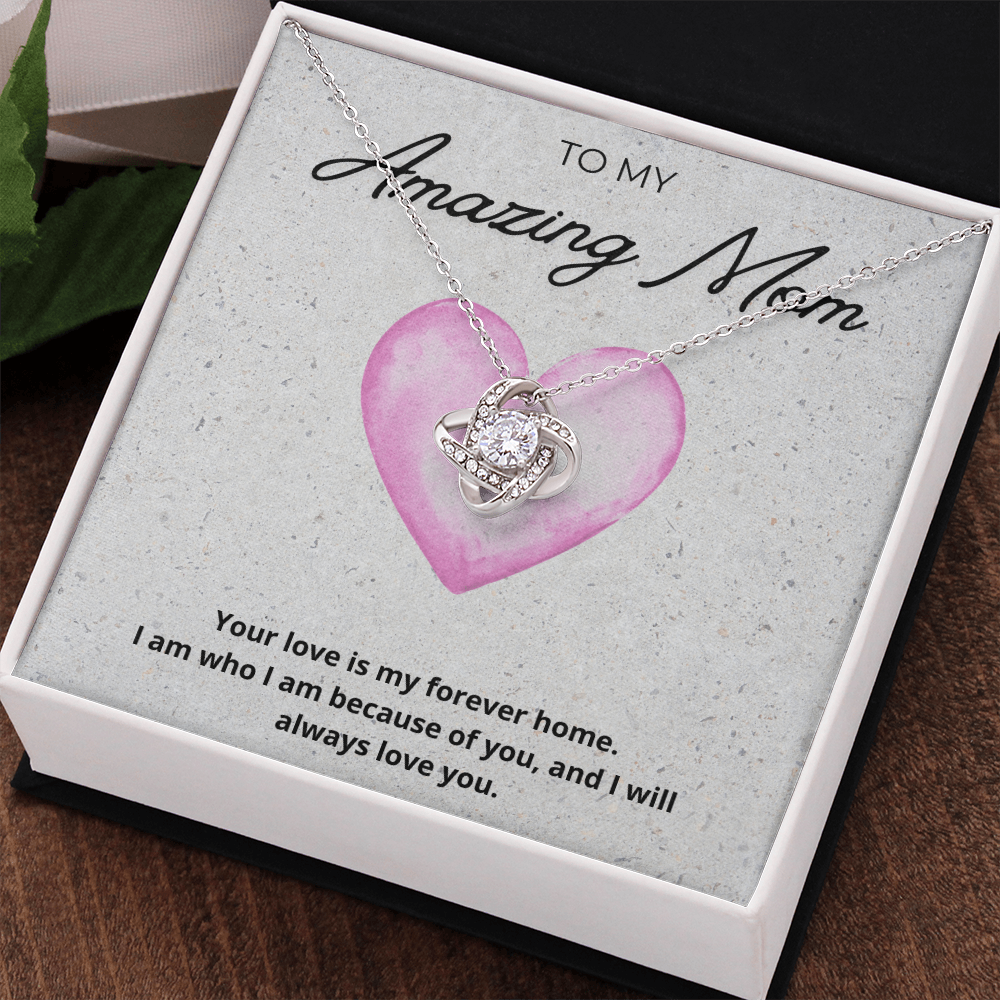 Love Knot Necklace for Mom