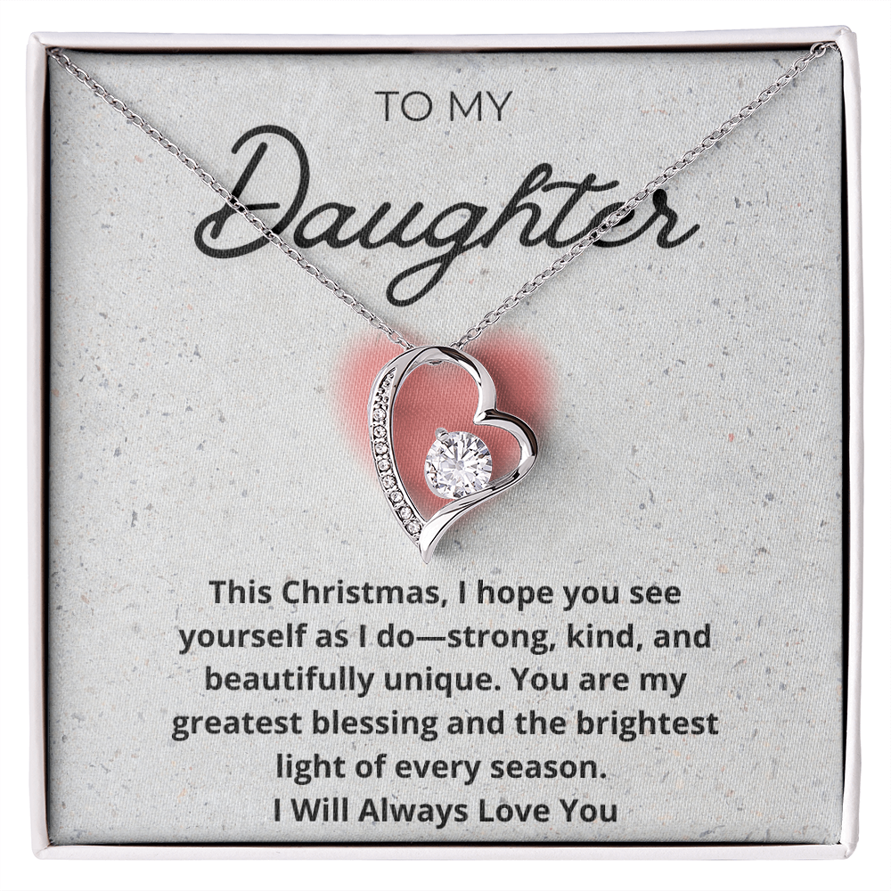 My Precious Daughter Heart Necklace