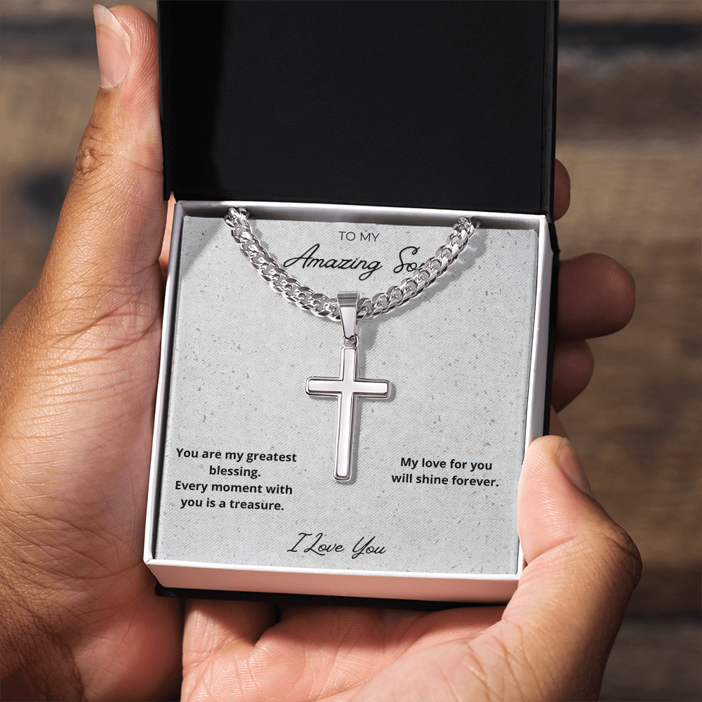 Son Cross Pendant Necklace