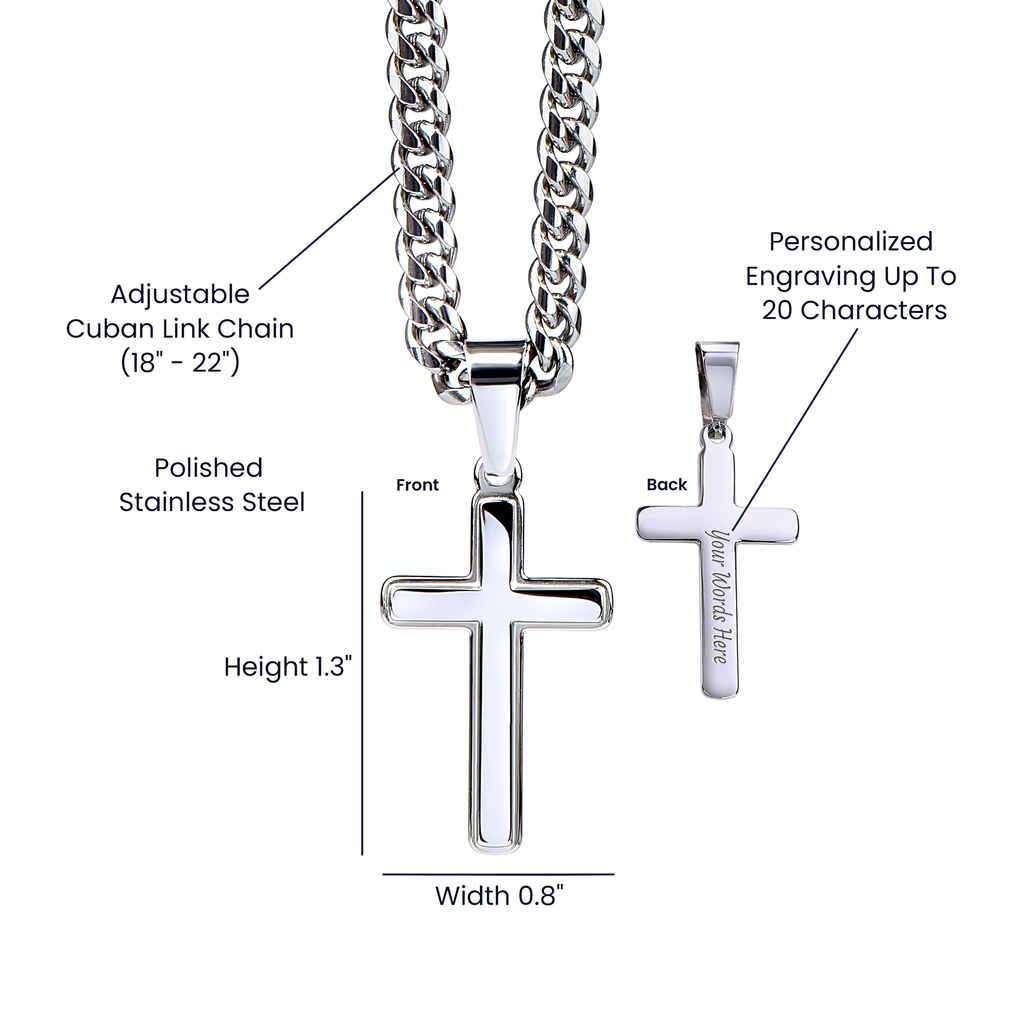 Son Cross Pendant Necklace