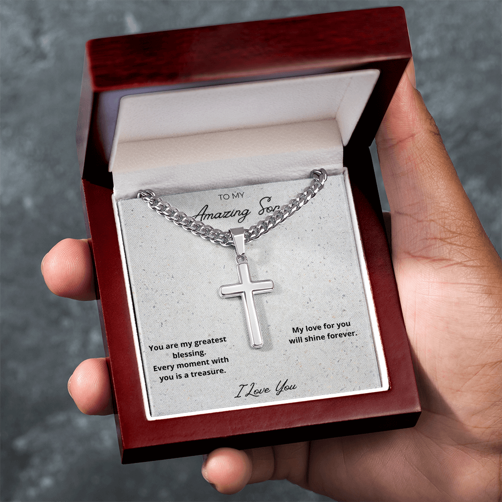 Son Cross Pendant Necklace