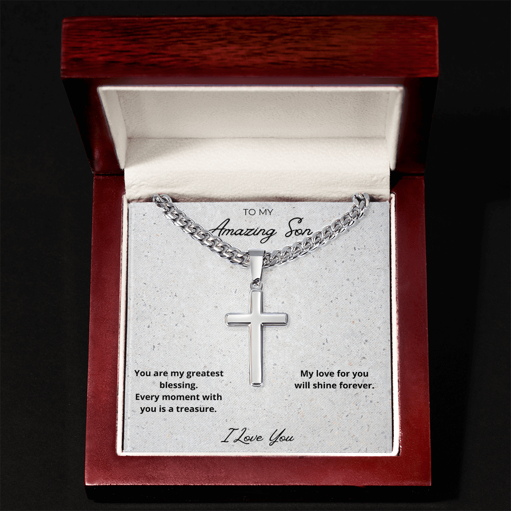 Son Cross Pendant Necklace