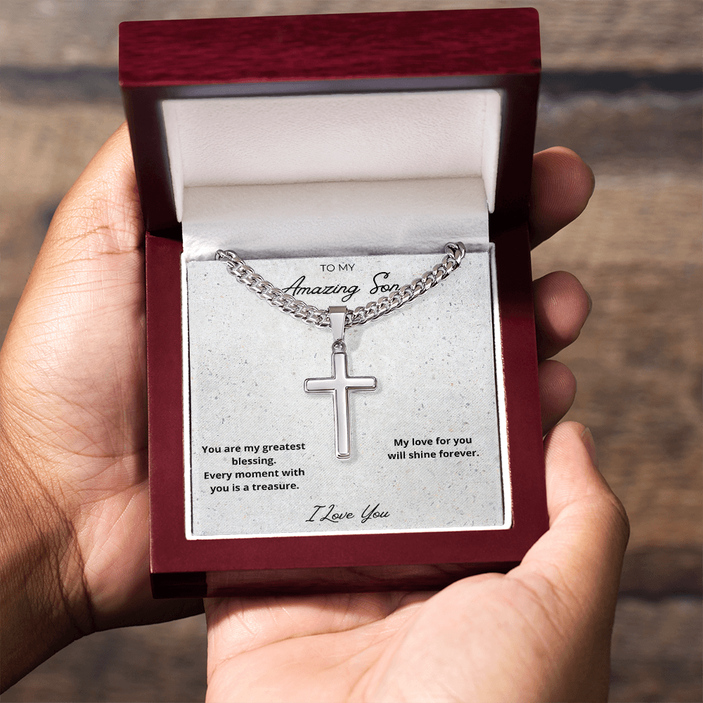 Son Cross Pendant Necklace