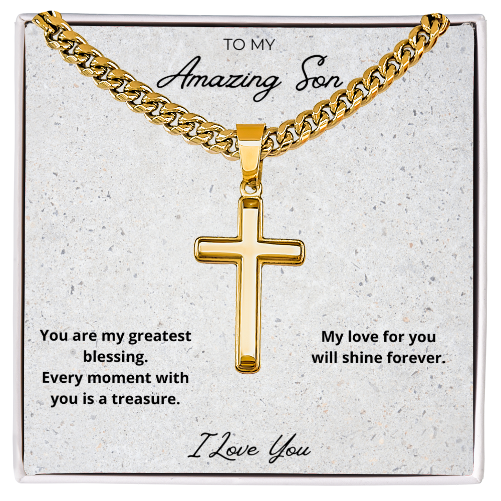 Son Cross Pendant Necklace