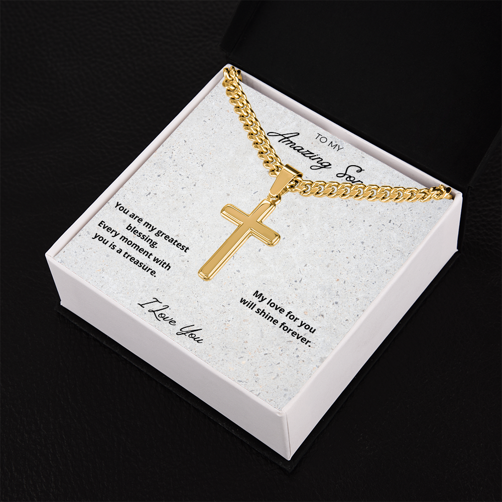 Son Cross Pendant Necklace