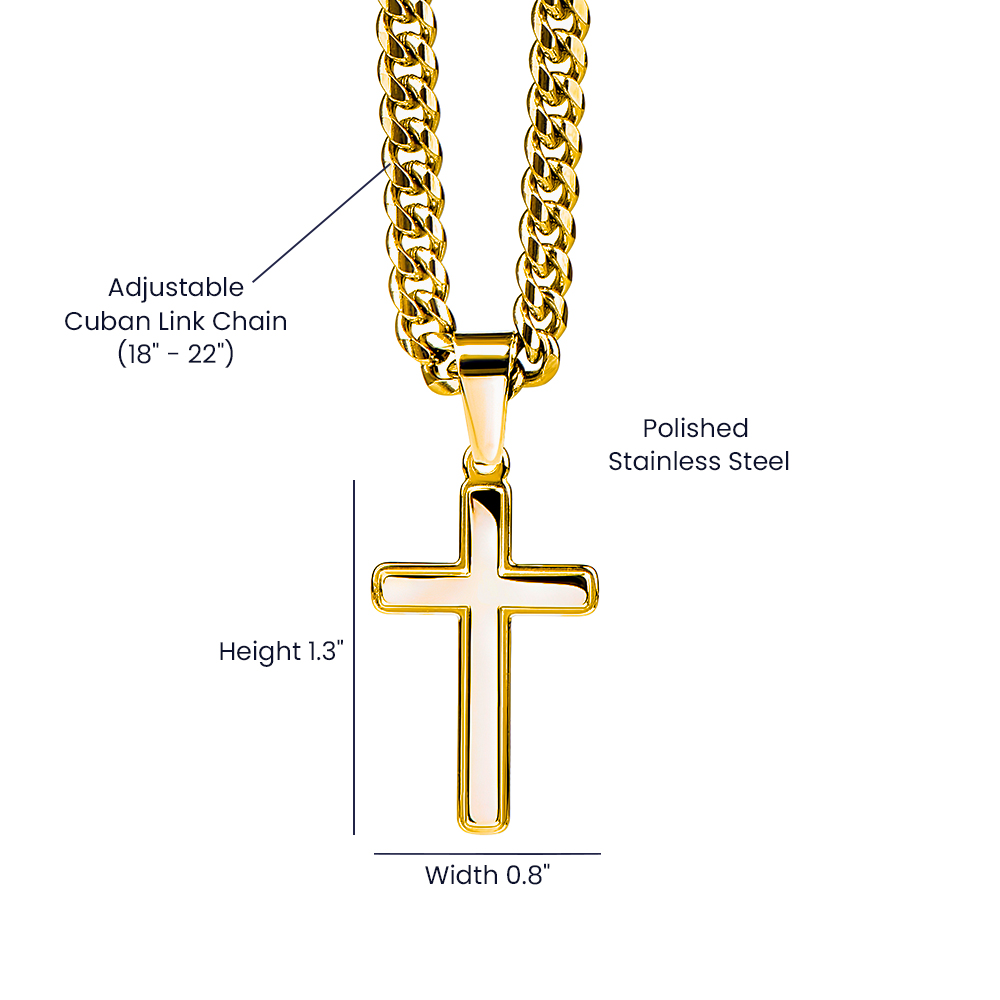Son Cross Pendant Necklace