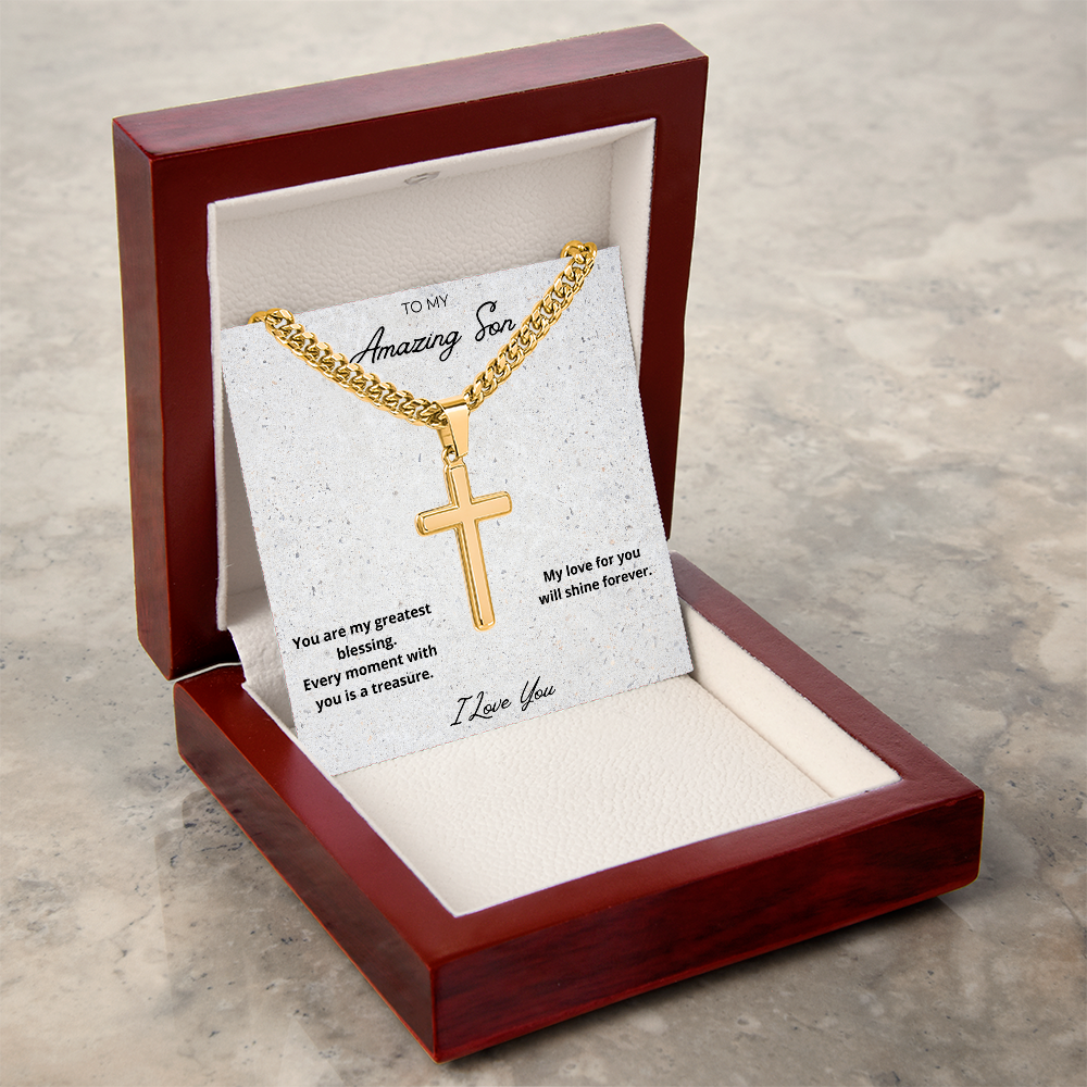 Son Cross Pendant Necklace