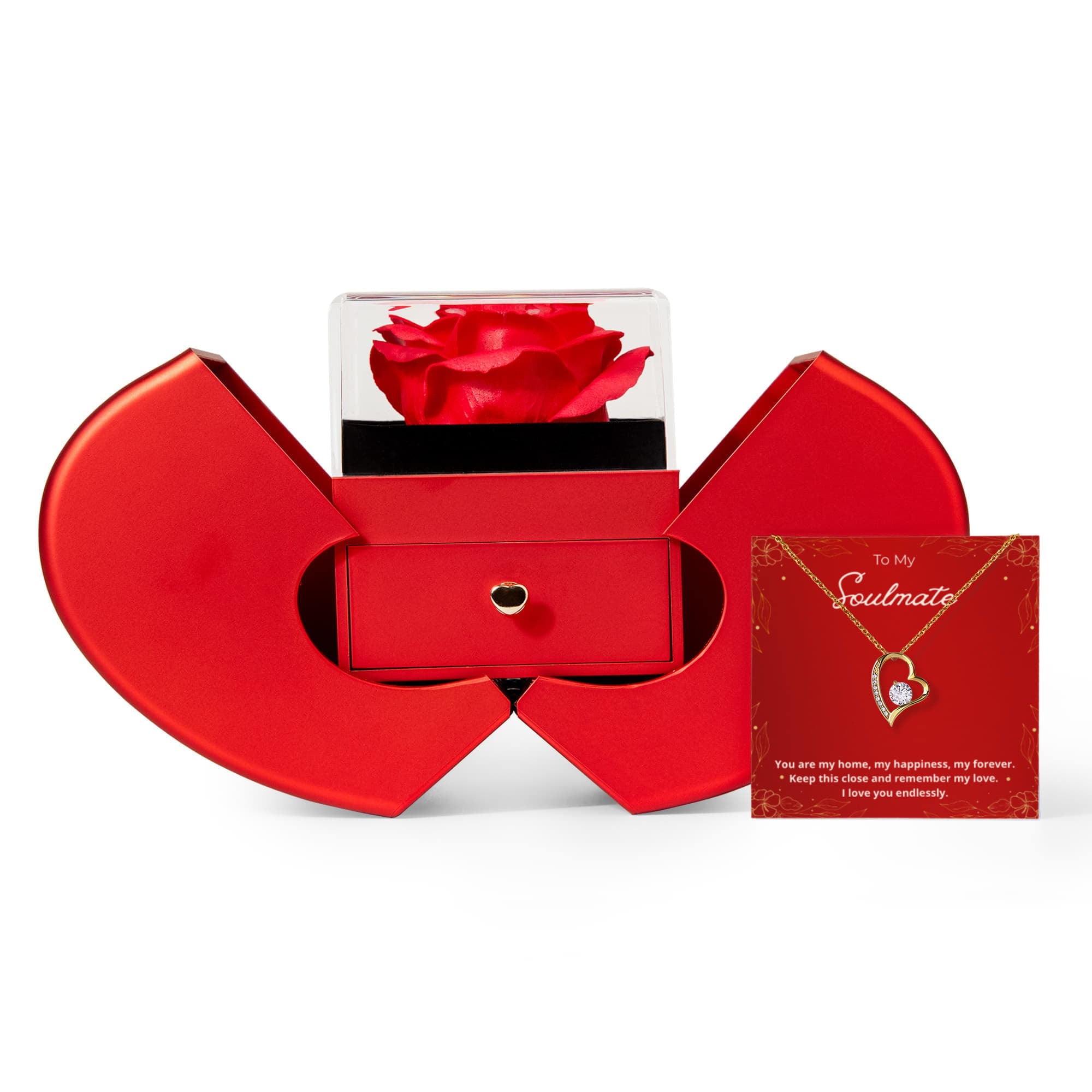 SoulMate Heart Necklace Gift Set